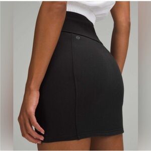 lululemon athletica Black Mini Skirt